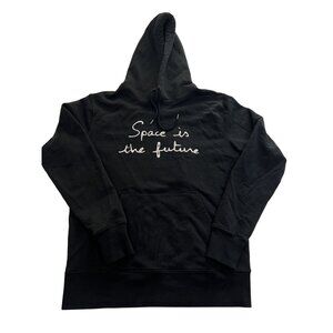 BRICKTOWN Spaceship Hoodie in Black